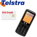 $15 Mobile Phone Telstra ROAMER 116A Locked (Includes $10 Credit on SIM Card) + Delivery