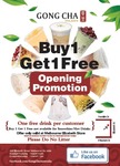 Melbourne Gong Cha Buy 1 Get 1 Free 3 Days Only
