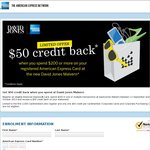 Amex: $50 Credit Back When You Spend $200 at David Jones Malvern (VIC Only)
