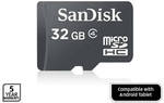 Aldi - SanDisk 32GB Micro SDHC Card - $25 - Starts on 4 Dec 2013