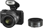 CANON EOS M Twin Lens Kit for $399 JB Hi-Fi