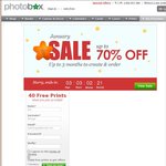 PhotoBox.com.au: January Star Sale - up to 70% OFF across The Range