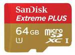 SanDisk Extreme Plus 64GB MicroSDXC Class 10/U1 Memory Card - USD $73.16 Shipped From Amazon