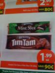 Arnotts Tim Tam's and Mint Slice ONLY $1.99
