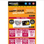 Happy Hour Every Hour (10AM - 6PM AEDT) - Starts 15th Oct @DICKSMITH