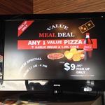 $9.95 Domino's Pizza Deal (Value Pizza, Garlic Bread, 1.25l Coke), in-Store Only Seabrook VIC
