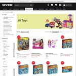 20% Off Lego at Myer Online & In Store