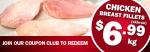 Lenard's $6.99/Kg Chicken Breast Fillets Skin on E-Coupon Valid until 20th December