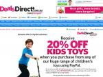 Deals Direct - 20% off Kids Toys When Paying Via PayPal