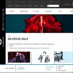 Opera Australia 60 Hour Sale - $170 for A & B Reserve Tickets