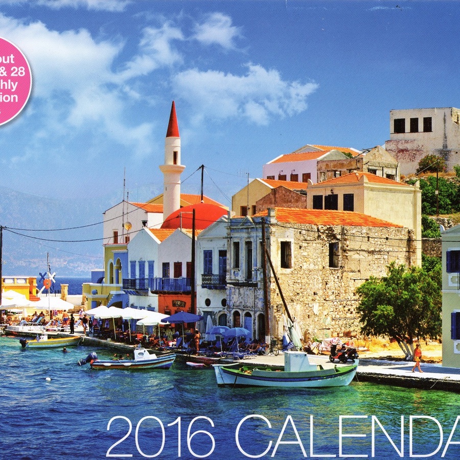 Free Calendar at Priceline Includes a Coupon for Each Month in 2016