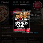 Domino's Ringwood (Vic) 30% off Whole Order Excludes Value Range