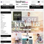 Boohoo Menswear 50% off Everything Excl Sale
