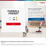 Win an Athlet Zoo’o ProAnimal Cordless Handstick Vacuum Worth $599 from Bosch