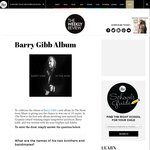 Win 1 of 10 Copies of Barry Gibb’s New Album In The Now from The Weekly Review (VIC)