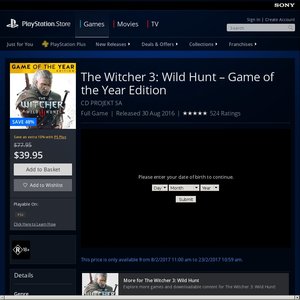playstation plus the witcher 3