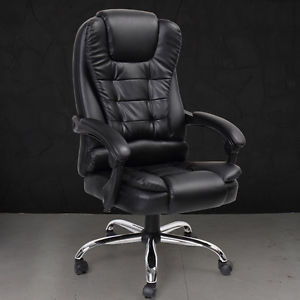 Black Executive PU Office Chair $94.91 + Post (From $24.16) or Free