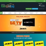 Win 1 of 4 $500 JB Hi-Fi Gift Cards or an LG 55” 4K UHD HDR Smart OLED TV Worth $2,998 from Certegy [Except ACT]