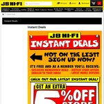 5% off Online (Instore 15/4) - Email Subscribers e.g. Dyson V6 Cordfree $349 (5% off = $331) @ JB Hi-Fi