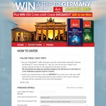 Win a Trip to Germany or Instantly Win 1 of 200x $50 Coles eGift Cards [Purchase Any 250g Melitta® Coffee Pack from Coles]