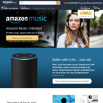 Amazon Music Australia 3 Months Free ($11.99/Month after)