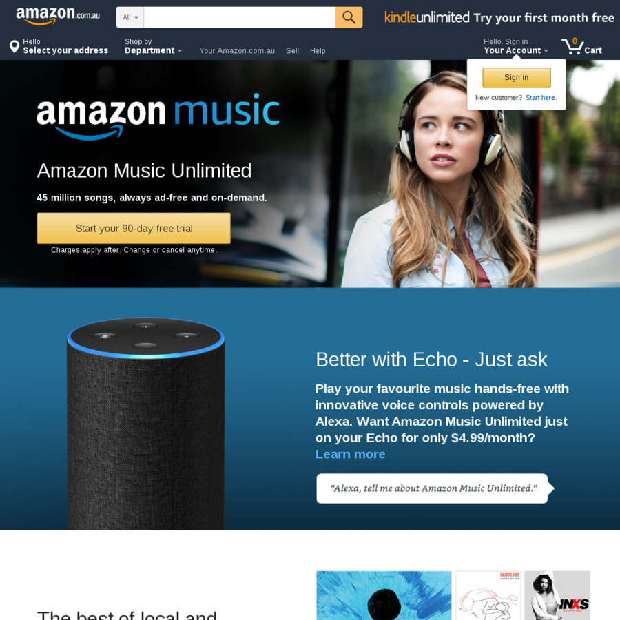 Amazon Music Australia 3 Months Free ($11.99/Month after) - OzBargain