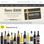 Spend a $100 Voucher on a + $190 Transaction (Wine Only) Save $100 on Cellarmasters (Myer One Membership Required)