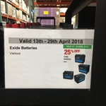 25% off Car Batteries @ Costco (Membership Required)