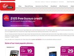 $125 Bonus Credit on 24 Month Mobile Plans - Virgin Mobile