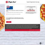 Pizza Hut Free Medium Cheese Lovers Pizza for Completing Survey after Paid Pizza Order
