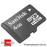 SanDisk MicroSDHC 4GB Card at Shopping Square for 3.95 (+ 4.00 Delivery)