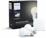 Philips Hue White Edison Screw (E27) Two-Bulb A60 Starter Kit $69 Amazon