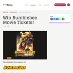 Win 1 of 100 Double Passes to Bumblebee from Vicinity Centres [VIC - Prize Collection from Northland or Victoria Gardens]