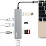 AGPTEK USB C Hub 7 in 1 Multi Port Adapter $31.19 + Delivery ($0 with Prime/ $39 Spend) @ Linking Port AU via Amazon AU