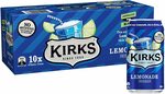 Kirks Lemonade/Pasito Multipack Cans Soft Drink 10 x 375 ml $4.50/$4.05(S&S) @ Amazon AU