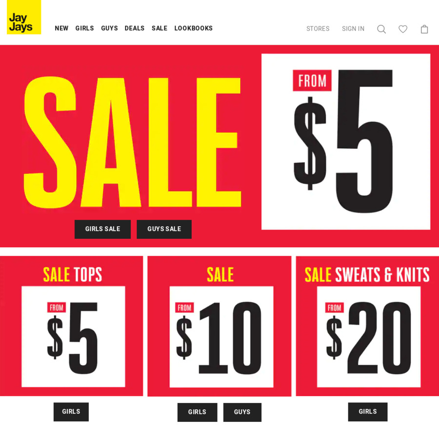 Jay Jays Only) 10 off Full Price Items OzBargain