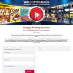 Win a 1 Year Streaming Subscription of Your Choice from Kellogg's