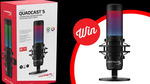 Win a HyperX Quadcast S RGB USB Condenser Gaming Microphone Valued at $299 from STACK