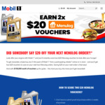 Buy Any Mobil 1 5L Product from a Participating Retailer and Get 2 $20 Menulog Vouchers @ Mobil 1