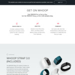 15% off All Memberships and Accessories - 1yr Membership $326 (Was $388) + $16.50 Delivery @ WHOOP Fitness Band