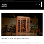 Win an iHealth 3 Person Lite Sauna (Worth $5750) from iHealth Saunas