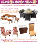 Outdoor Furniture WAREHOUSE SALES (from 27/3/2012) - Price from - $99 - (VIC)