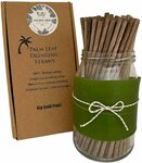 Organic Coconut Leaf Straws (Disposable) 100pk (21cm) $14.97 + Delivery ($0 with Prime/ $39 Spend) @ CocoDelish via Amazon AU