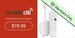 Google Chromecast with Google TV - $78.99 (Sold Out), AirPods 3 - $248.99 @ Mobileciti via Little Birdie Voucher