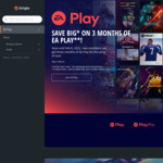[PC] First 3 Months of EA Play $6.99 (New Members Only) @ Origin