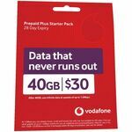 $30 Vodafone Prepaid Plus SIM Starter Kit for $15 In-Store @ Coles