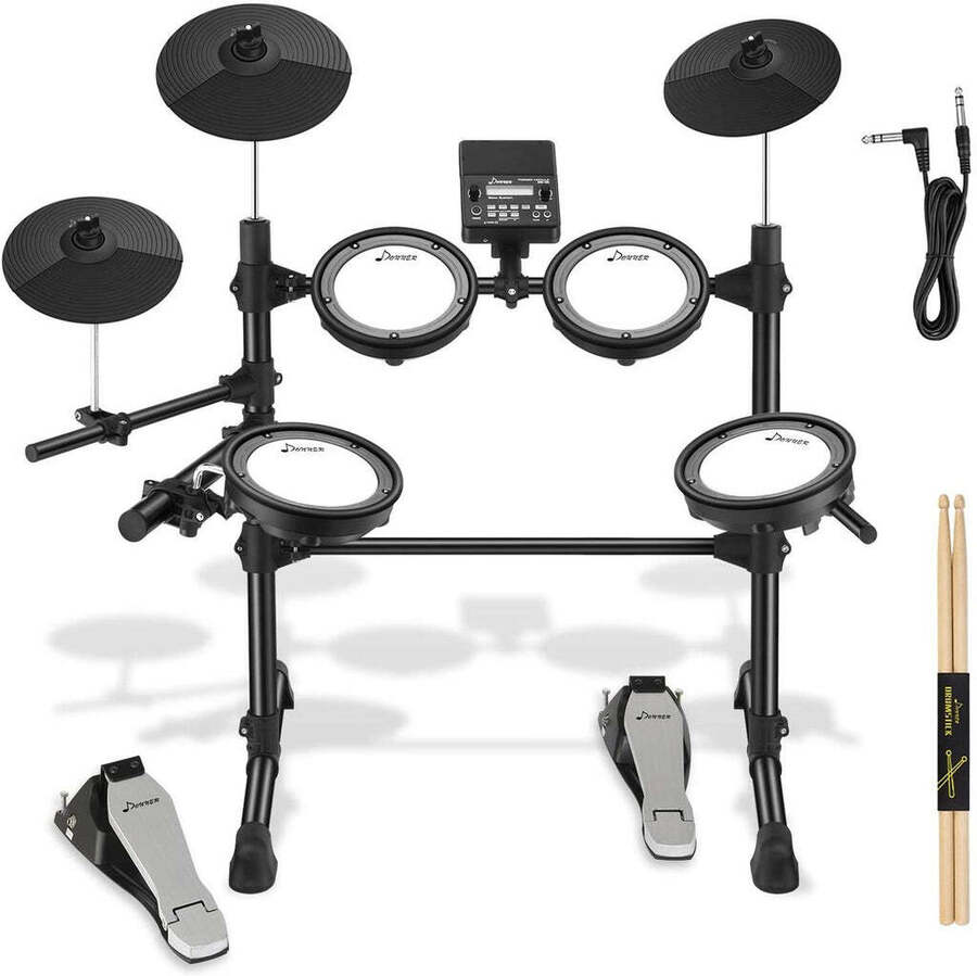 Donner DED-100 Beginner Portable Electronic Drum Set $299.99 (Was $469. ...