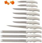 Forever Sharp 12pc Knife Set White $15 (OOS), Black $18 + Delivery @ Victoria's Basement