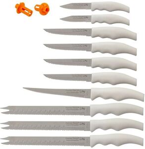 Forever Sharp 12 Piece Knife Set Classic Series Surgical Stainless Steel  Blades