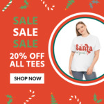 20% off Christmas T-Shirts $31.99 Delivered @ Holly Jolly Tees